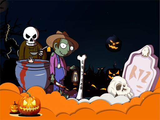 Happy Halloween Slide - browser game screenshot
