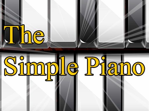 The Simple Piano - browser game screenshot