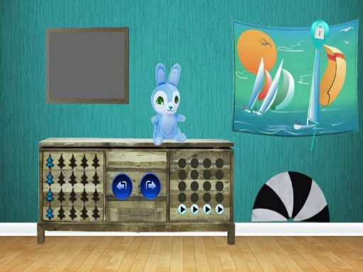 Blue House Escape 3 - browser game screenshot