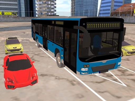 Bus Parking Cityscape Depot - browser game screenshot