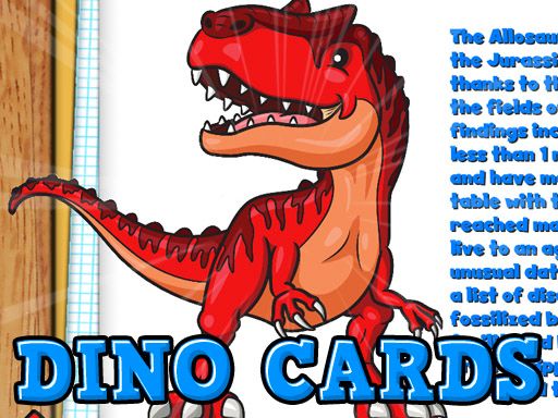 Dino Cards - browser game screenshot