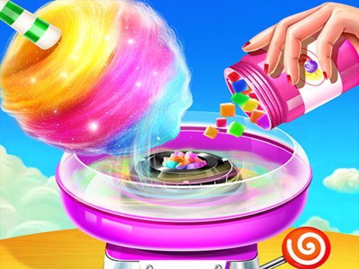 Sweet Cotton Candy Shop: Candy Cooking Maker Game - browser game screenshot