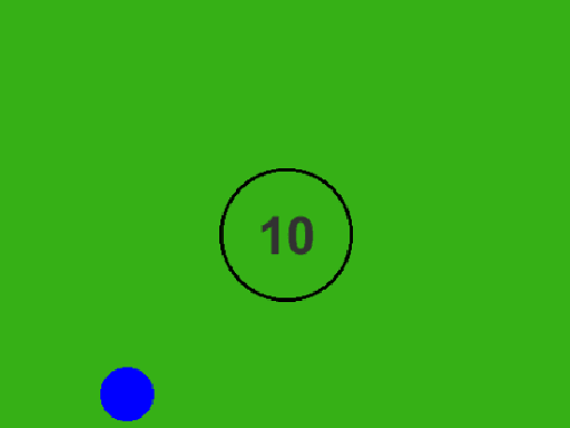 Hit The Circle 2D Hit The Circle 2D - browser game screenshot