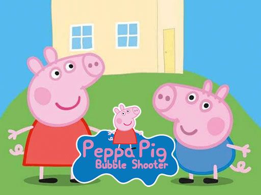 Peppa Pig Bubble Shooter - browser game screenshot