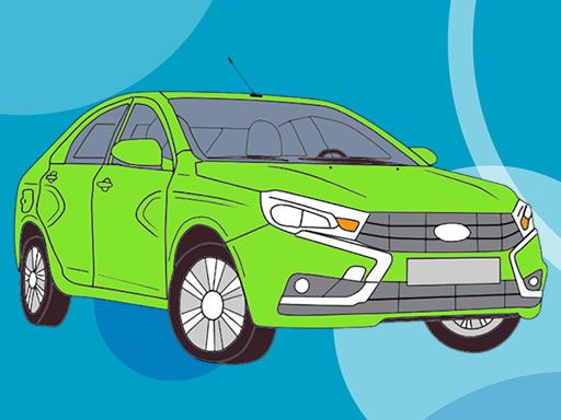 Russian Cars Coloring Book Russian Cars Coloring Book - browser game screenshot