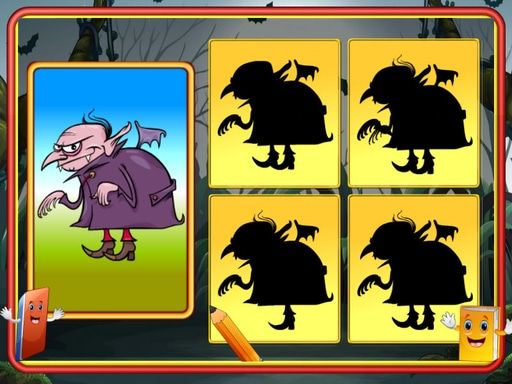 Shadow Match Halloween - browser game screenshot