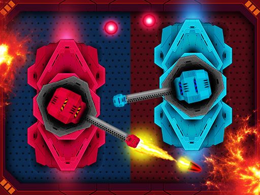 Neon Tank Arena - browser game screenshot