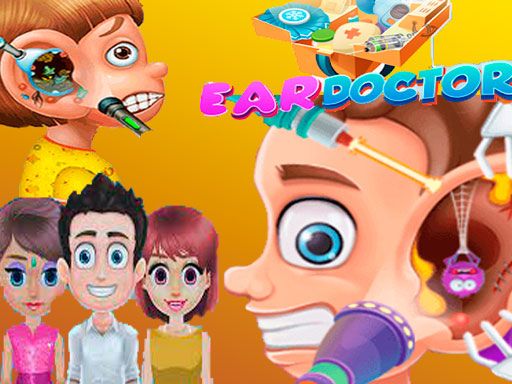 Ear doctor polyclinic - browser game screenshot