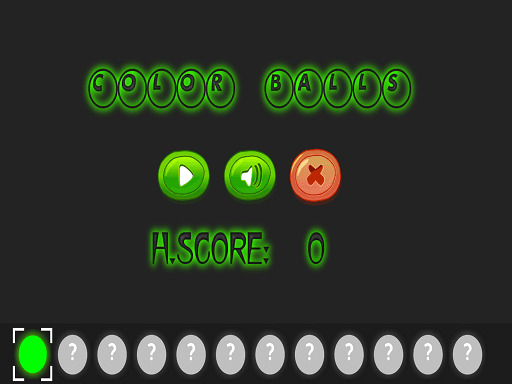Color Balls ! - browser game screenshot