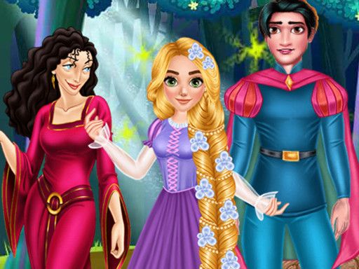 Long Hair Princess Tangled Adventure Long Hair Princess Tangled Adventure - browser game screenshot