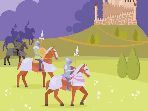 Medieval Knights Match 3 - browser game screenshot