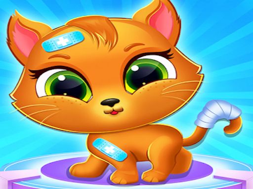 Little Cat Doctor Care - browser game screenshot