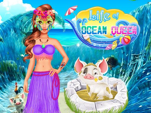 Life of ocean Queen - browser game screenshot