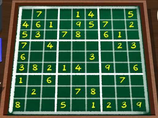 Weekend Sudoku 22 - browser game screenshot
