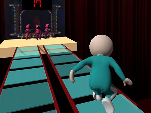 Survive The Glass Bridge - browser game screenshot