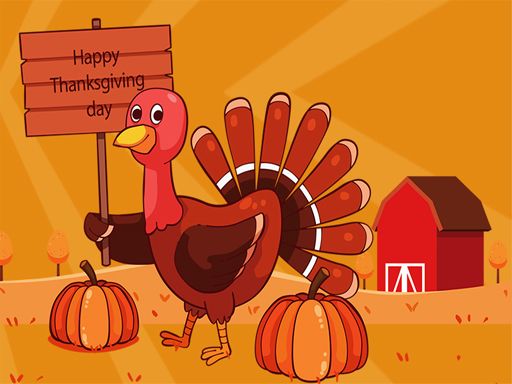 Thanks Giving Puzzle - browser game screenshot