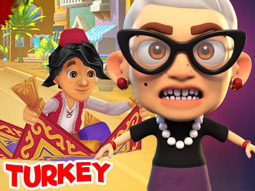 Angry Gran Turkey - browser game screenshot