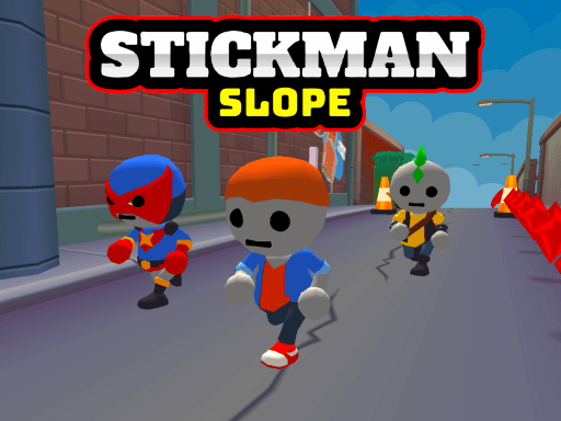 Stickman Slope - browser game screenshot