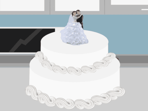 My Wedding Cake - browser game screenshot