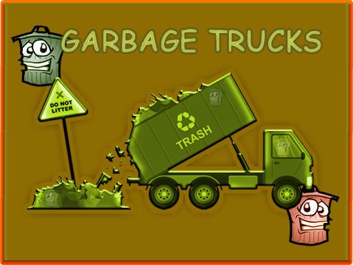 Garbage Trucks - Hidden Trash Can Garbage Trucks - Hidden Trash Can - browser game screenshot