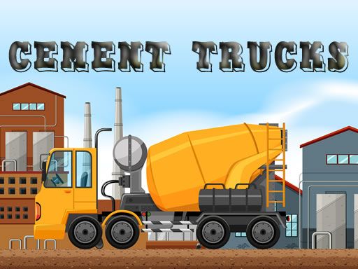 Cement Trucks Hidden Objects - browser game screenshot