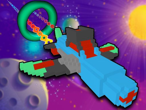 Hovering Spaceship - browser game screenshot