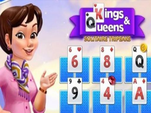 Tripeaks Solitaire: Kings and Queens - browser game screenshot