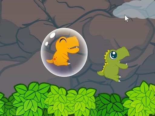 Dont Touch Dino Bomb - browser game screenshot