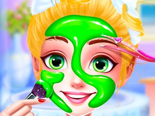 Mermaid Makeup Salon Game - browser game screenshot