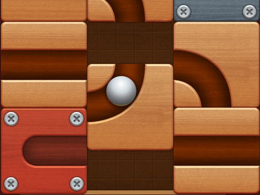 Unblock Ball: Sliding Block Rolling Puzzle - browser game screenshot