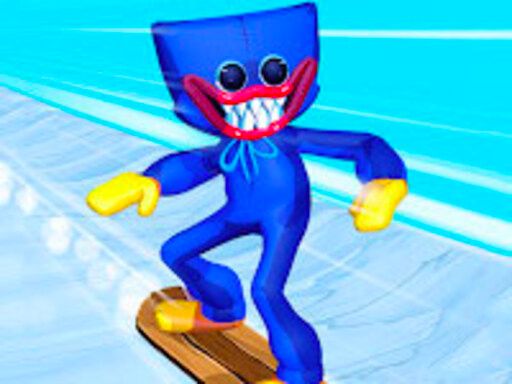 Snow Race 3d - browser game screenshot
