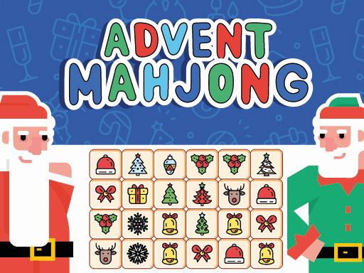 Advent Mahjong - browser game screenshot