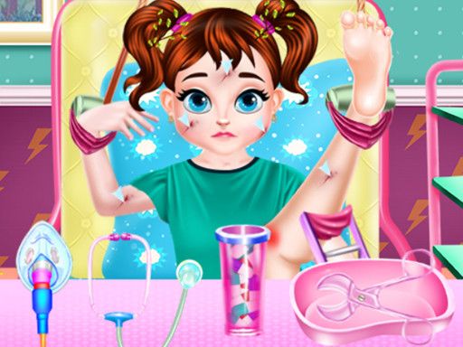 Baby Taylor Superhero Emergency - browser game screenshot