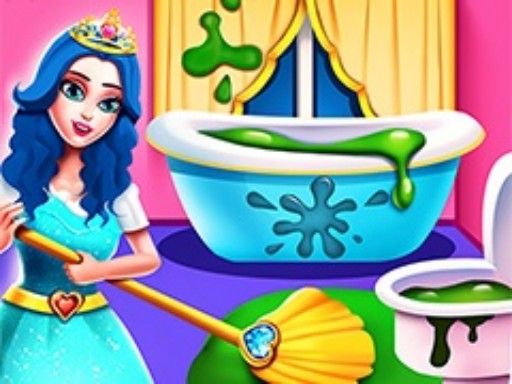 Princess Home Cleaning - browser game screenshot