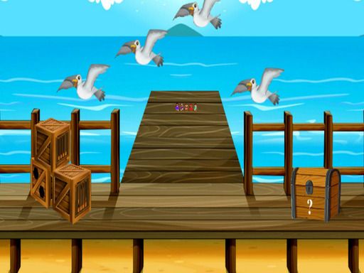 Beach Mermaid Escape - browser game screenshot