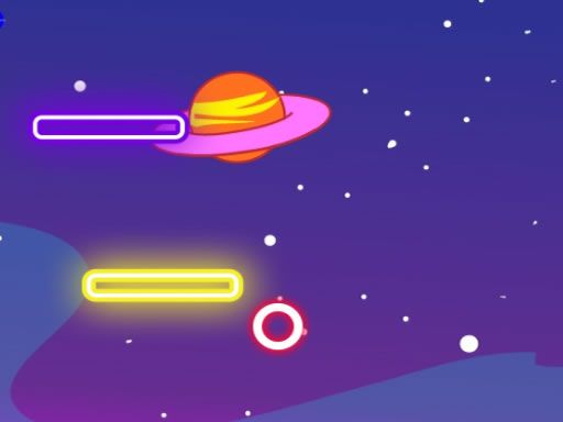 Neon Space Jump Neon Space Jump - browser game screenshot