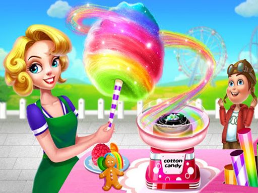 Sweet Cotton Candy 3D - browser game screenshot