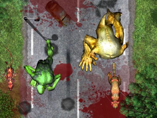 Crush the Zombies - browser game screenshot