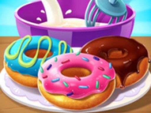 Donuts Cooking Challenge Game - browser game screenshot