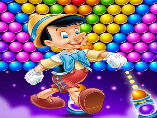 Play Pinocchio Bubble Shooter Games Play Pinocchio Bubble Shooter Games - browser game screenshot
