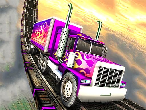 Impossible Truck Stunt Parking - browser game screenshot