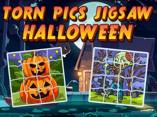 Torn Pics Jigsaw Halloween - browser game screenshot