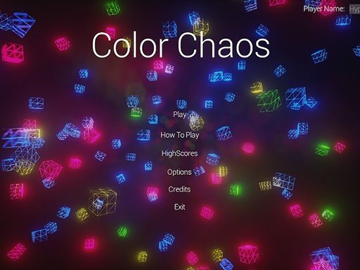 CHOAS COLORFULL - browser game screenshot