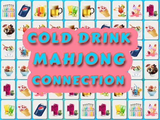 Cold Drink Mahjong Connection - browser game screenshot
