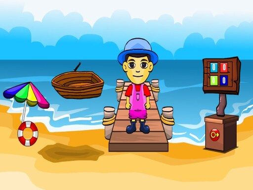 Find The Boat Oar - browser game screenshot