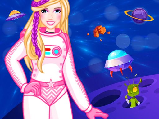 Princess Astronaut - browser game screenshot