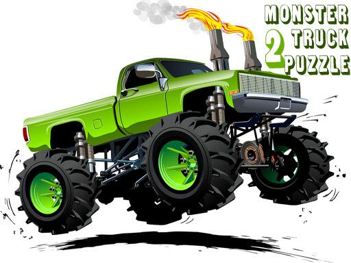 Monster Truck Puzzle 2 Monster Truck Puzzle 2 - browser game screenshot