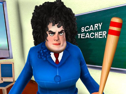 Scary Evil Teacher Games: Neighbor House Escape 3D - browser game screenshot