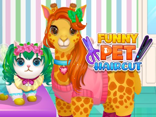 Funny Pet Haircut - browser game screenshot