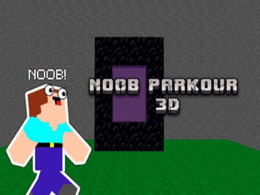 Noob Parkour  - browser game screenshot